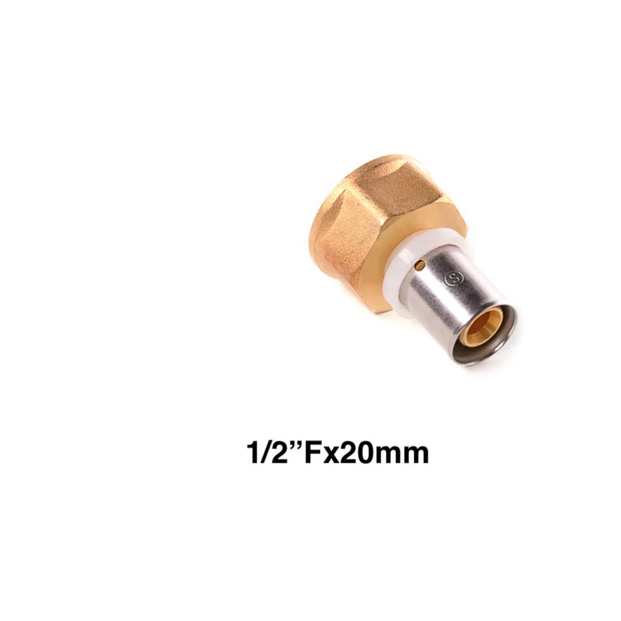 Straight Coupler F.I. X Pipe 1/2x20 mm(12012)
