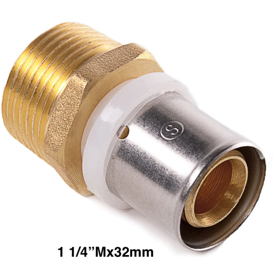 Straight Coupler M.I.xPIPE 1¼" M x32mm(11004)