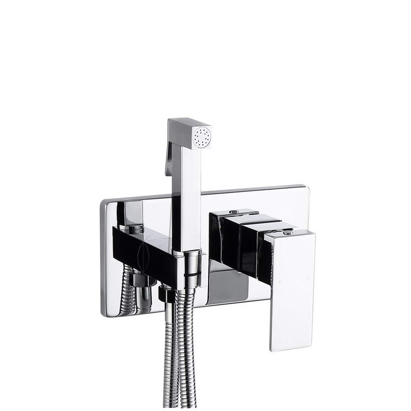 Brass Hot and Cold Water Supply Brass Shattaf Shower Spray( black colour)