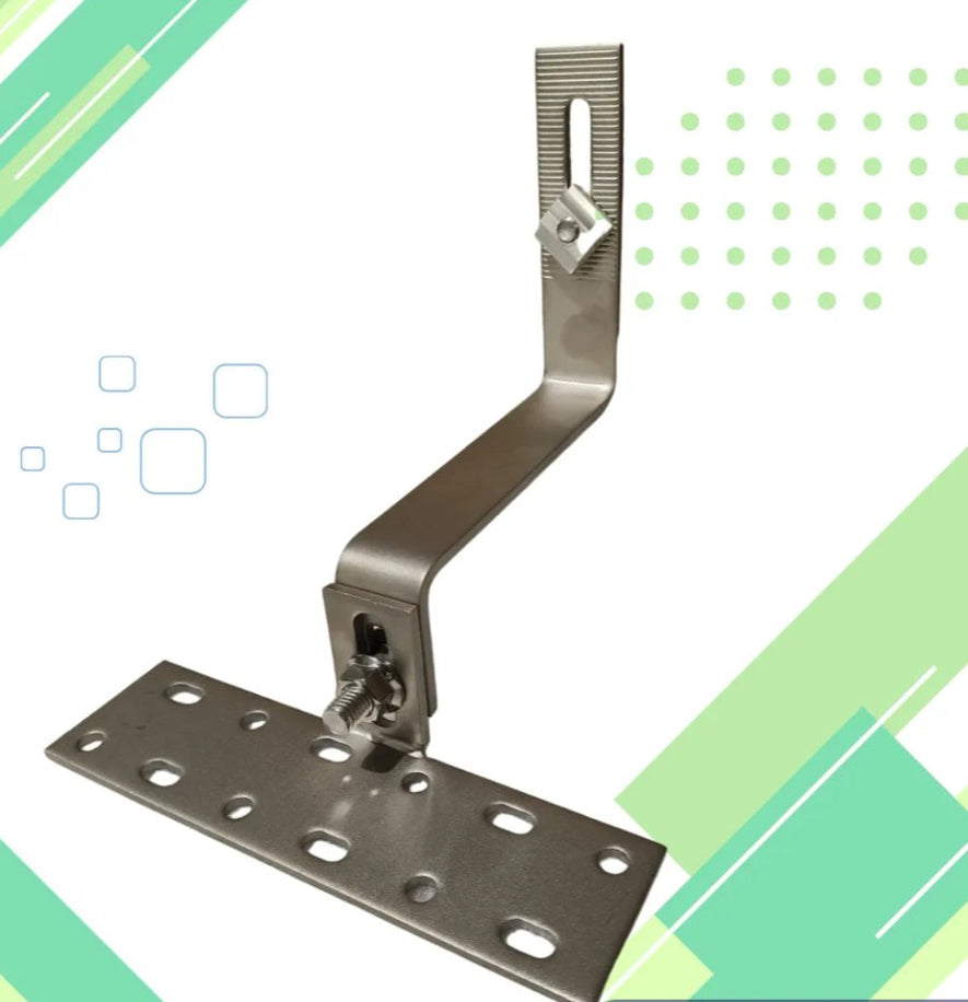 Tile Roof Hook #04 With M6.3x65 SUS410 Wood Screw