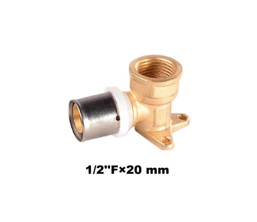WallPlate Elbow 1/2''Fx20mm (19012)