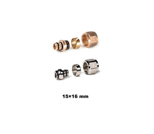 Nut And Insert Adaptor To Copper Compression 15x16mm (20002)