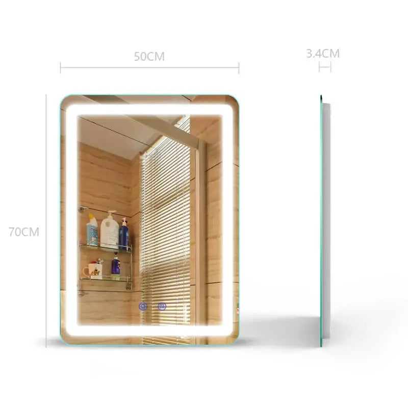 LED Fog Free LED Bathroom Mirror with Lights in Ireland DP339A 800x600mm