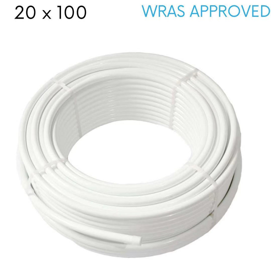 PEX-AL-PEX Multilayer Pipe 20×2×100M (White)