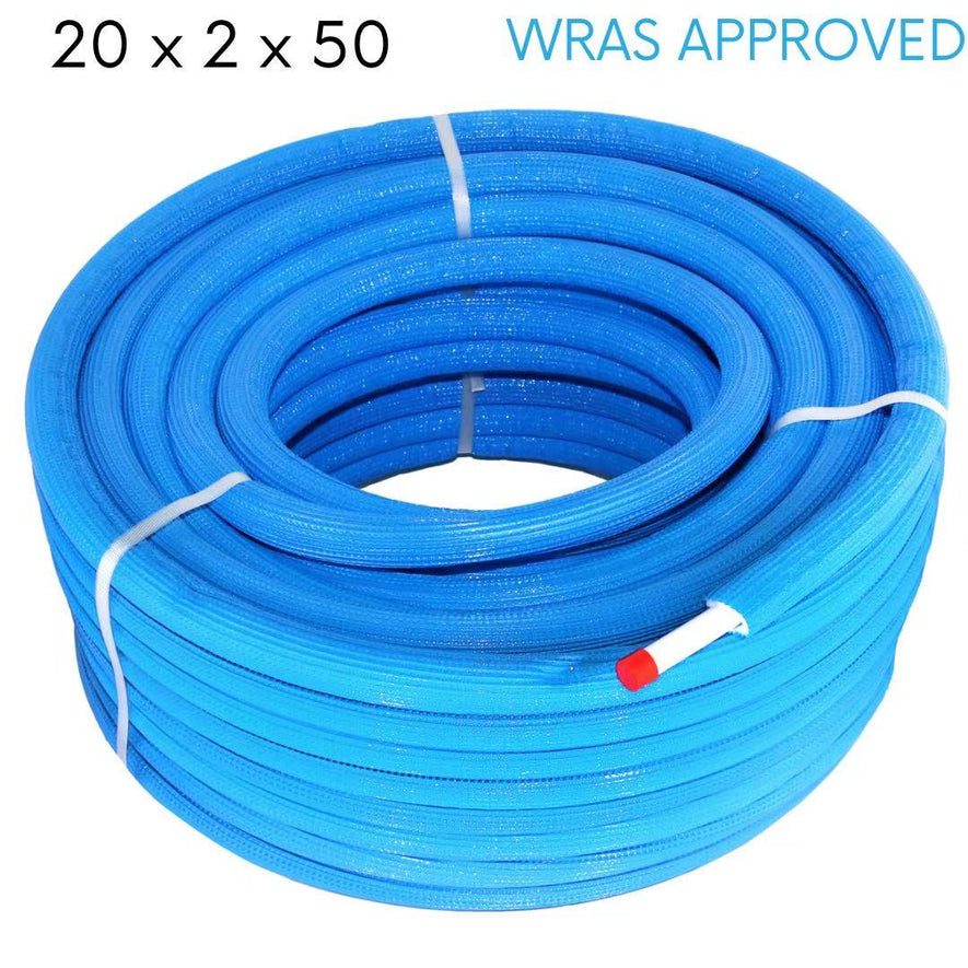 Insulation Pipe 20 x 2.0 x 50 m PEX-AL-PEX Blue