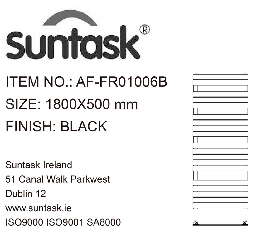 Designer Towel Radiator RAD-AF-FR01006B