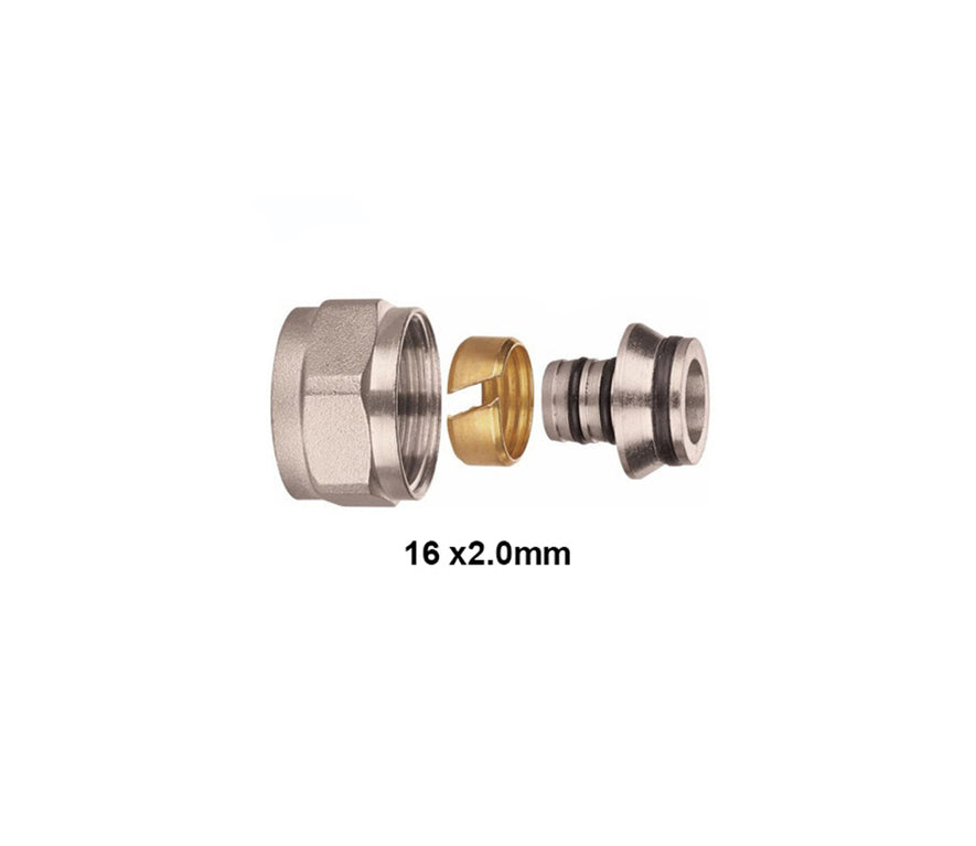 Euroconus Connectors Fitting 16X2.0 For Multi/Pex