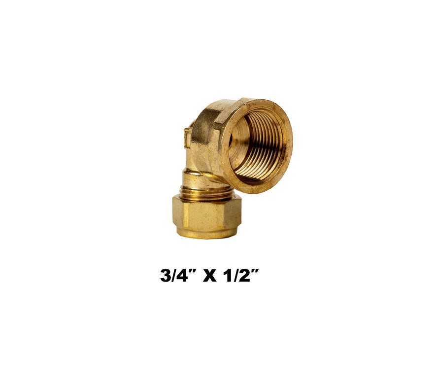 Compression Elbow FI X C 3/4''Fx1/2'' (317021)