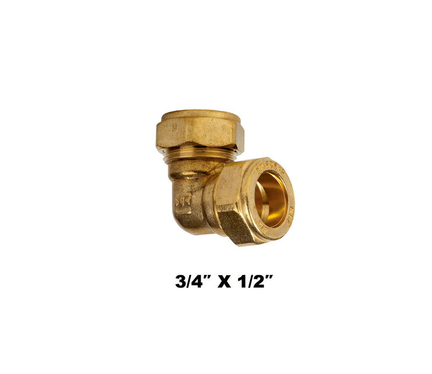 Compression Elbow C X C 3/4''X 1/2''(315021)