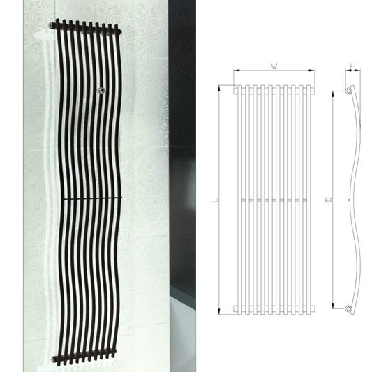 Designer Radiator AF-NT01002 B 1800mm*420mm