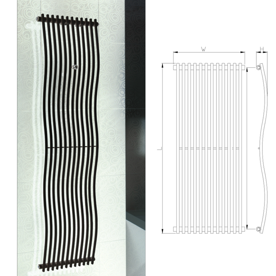 Designer Radiator AF-NT01003 B 1200mm*500mm