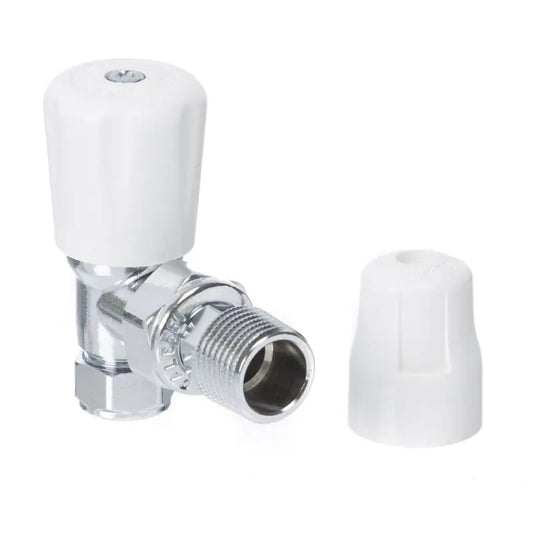 ANGLED MANUAL RADIATOR VALVES 15mm