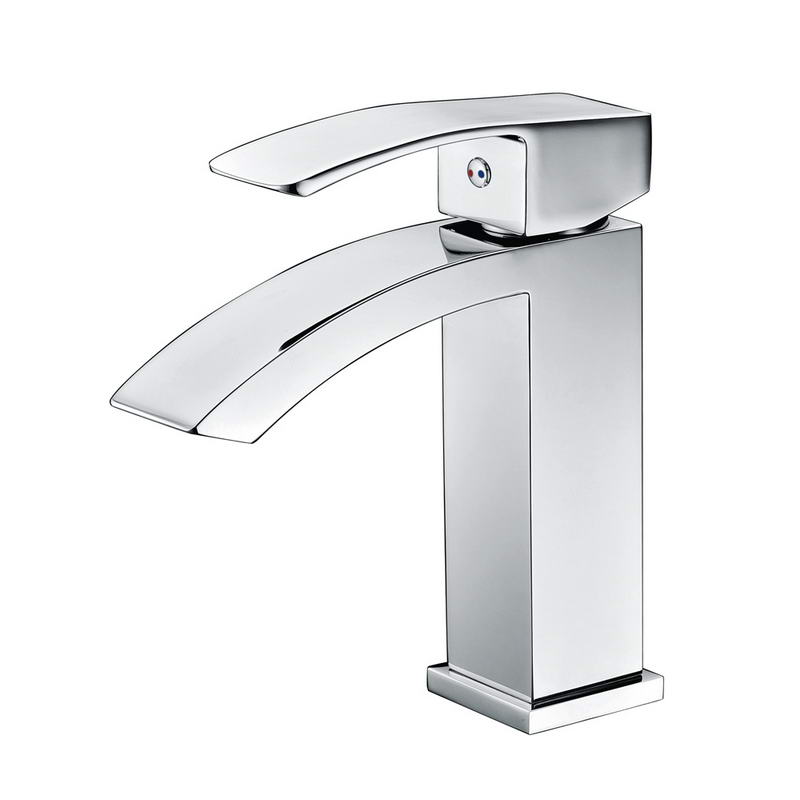 Kaiping Factory Chrome Finish Brass Single Handle Basin Faucet